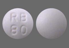 White Round Rb 80 - Cetirizine Hydrochloride 10mg 24 Hour Allergy Tablet