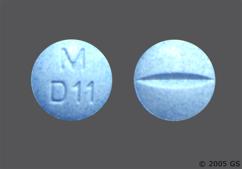 Blue Round M D11 - Doxazosin Mesylate 4mg Tablet
