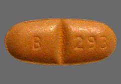 Beige Oval B 293 - Oxcarbazepine 300mg Tablet