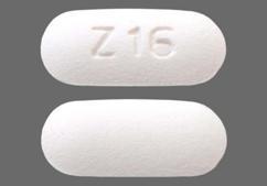 White Oblong Z 16 - Losartan Potassium 50mg Tablet