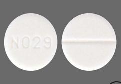 White Round N029 - Baclofen 10mg Tablet