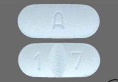 Blue Oblong 1 7 And A - Sertraline Hydrochloride 50mg Tablet