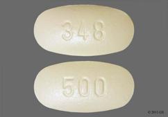 Beige Oval 348 And 500 - Cefprozil 500mg Tablet