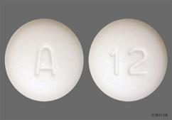 White Round A And 12 - Metformin Hydrochloride 500mg Tablet
