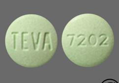 Green Round Teva And 7202 - Pravastatin Sodium 40mg Tablet