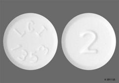 White Round 2 And Lci 1353 - Hydromorphone Hydrochloride 2mg Tablet