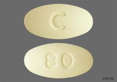 Yellow Oblong 80 And C - Meloxicam 15mg Tablet