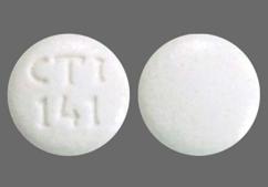 White Round Cti 141 - Lovastatin 10mg Tablet