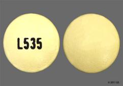 Yellow Round L535 - GNP Aspirin 81mg Enteric Coated Tablet