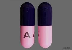 Blue And Pink A 45 - Amoxicillin 500mg Capsule