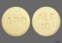 Yellow Round Alf 10 And Apo - Alfuzosin 10mg Extended-Release Tablet