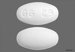 White Oval Gg C9 - Clarithromycin 500mg Tablet