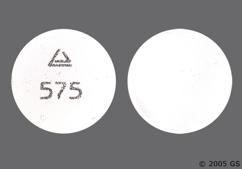 White Round Logo 575 - Metformin Hydrochloride 1000mg Extended-Release Tablet