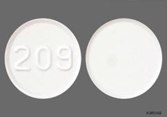White Round 209 - Amlodipine Besylate 10mg Tablet