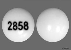 White Round 2858 - Exemestane 25mg Tablet