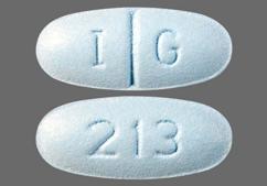 Blue Oval 213 And I G - Sertraline Hydrochloride 50mg Tablet