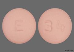 Pink Round 34 And E - Clopidogrel 75mg Tablet