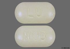 Yellow Oblong N03 And Lu - Pravastatin Sodium 40mg Tablet