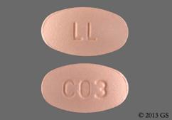 Tan Oval Ll And Co3 - Simvastatin 20mg Tablet