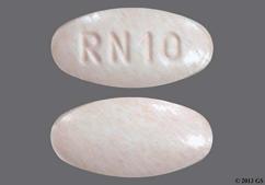 Pink Oval Rn10 - Rizatriptan Benzoate 10mg Tablet