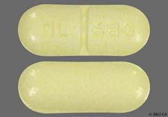 Yellow Oblong Nl 680 - Pentazocine Hydrochloride / Naloxone Hydrochloride 50mg-0.5mg Tablet