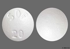 White Round Sdf 20 - Sildenafil Citrate 20mg Tablet