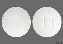 White Round D And 11 - Zidovudine 300mg Tablet