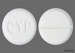 White Round Cyp - Cyproheptadine Hydrochloride 4mg Tablet