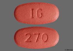 Brown Oval 270 And Ig - Quinapril Hydrochloride 40mg Tablet