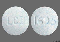 Blue Round Lci And 1695 - Butalbital / Acetaminophen / Caffeine 50mg-325mg-40mg Tablet