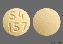 Tan Round 54 157 - Montelukast Sodium 10mg Tablet
