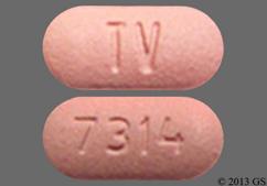 Pink Oblong Tv And 7314 - Clopidogrel 75mg Tablet
