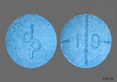 Blue little xanax round