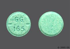 Green Round Gg 165 - Triamterene / Hydrochlorothiazide 37.5mg-25mg Tablet