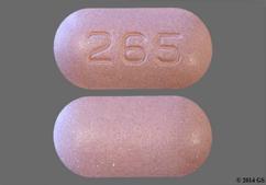 Purple Oblong 265 - Mycophenolate Mofetil 500mg Tablet