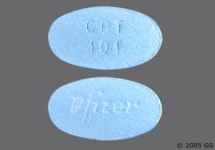 Blue Oval Cdt 101 And Pfizer - Amlodipine Besylate / Atorvastatin Calcium 10mg-10mg Tablet
