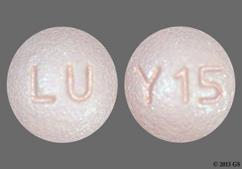 Pink Round Lu And Y15 - Quetiapine Fumarate 25mg Tablet