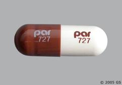 Brown And White Par 727 Par 727 - Doxycycline Monohydrate 100mg Capsule