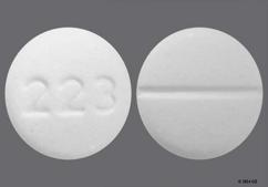 White Round 223 - Oxycodone Hydrochloride 5mg Tablet