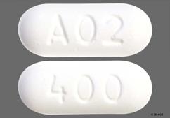 White Oval A02 And 400 - Acyclovir 400mg Tablet
