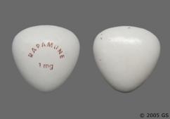 White Triangle Rapamune 1 Mg - Sirolimus 1mg Tablet