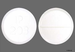 White Round Ip 203 - Oxycodone Hydrochloride / Acetaminophen 5mg-325mg Tablet