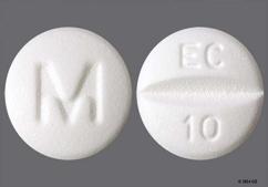 White Round Ec 10 And M - Escitalopram 10mg Tablet