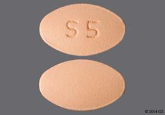 Red Oval S 5 - Simvastatin 20mg Tablet