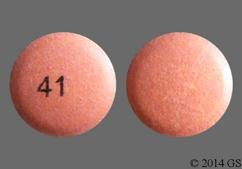 Pink Round 41 - Clopidogrel 75mg Tablet