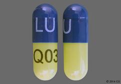 Blue And Green Lu Q03 - Duloxetine 60mg Delayed-Release Capsule