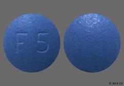 Blue Round F5 - Finasteride 5mg Tablet