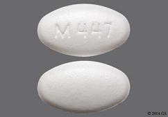 White Oval M 447 - Benazepril Hydrochloride 40mg Tablet