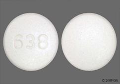 White Round 638 - Alendronate Sodium 70mg Tablet
