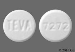 White Round Teva And 7272 - Pioglitazone Hydrochloride 30mg Tablet